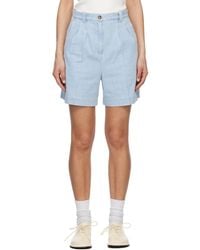 A.P.C. - Nola Denim Shorts - Lyst