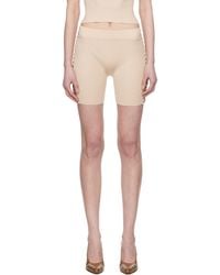 Isa Boulder - Ssense Exclusive Ribbed High Waist Shorts - Lyst