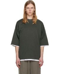 Fear Of God - Khaki Relaxed S/S T-Shirt - Lyst