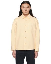 A.P.C. - Basile Brodée Poitrine Overshirt - Lyst
