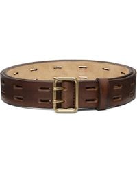 DSquared² - Perforated Leather Belt - Lyst