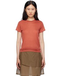 Baserange - T-shirt semi- rouge - Lyst