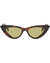 Le Specs - Tortoiseshell Hypnosis Sunglasses - Lyst
