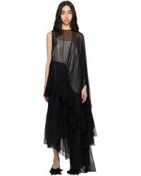 ALAINPAUL - Extended Ruffle Maxi Dress - Lyst