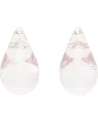 Bottega Veneta - Transparent Drop Earrings - Lyst