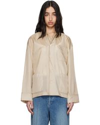 Carven ホワイト フェイクパール Tシャツ ホワイト | Lyst