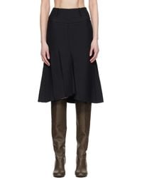 Fax Copy Express - Pleated Midi Skirt - Lyst