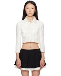 ShuShu/Tong - Pointed Collar Short Jacket - Lyst