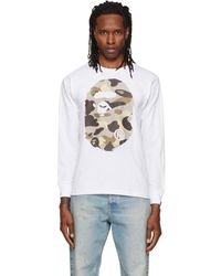 A Bathing Ape - Color Camo Big Ape Head Long Sleeve T-Shirt - Lyst