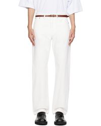 Dries Van Noten - Off-white Five-pocket Jeans - Lyst