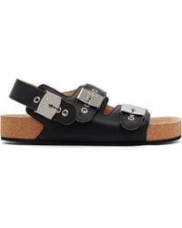 Balenciaga - Scholl Edition Leather Sandals - Lyst