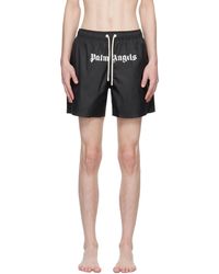 Palm Angels - Black Printed Swim Shorts - Lyst