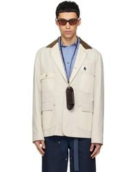 Sacai - Off- Carhartt Wip Edition Suiting & Duck Blazer - Lyst
