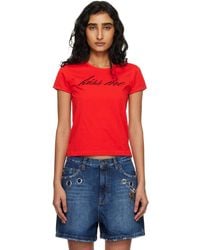 Marc Jacobs - 'Kiss Me' Shrunken T-Shirt - Lyst