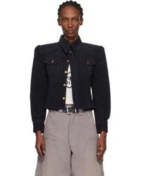 Willy Chavarria - Denim Chavela L/ Shirt - Lyst