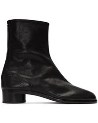 Maison Margiela Black Supple Tabi Boots