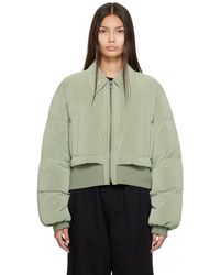 WOOYOUNGMI - Green Layered Down Jacket - Lyst