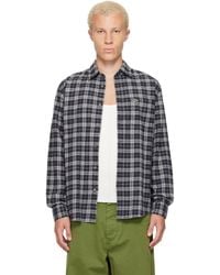 Lacoste - Regular Fit Plaid Flannel Shirt - Lyst