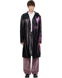 メンズ Dries Van Noten クロップド ダッフルコート ブラック | Lyst