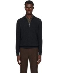 Veilance - Conic Wool Half Zip Sweater - Lyst