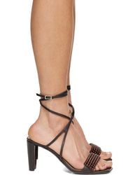 Lemaire - Beads Cross 80Mm Heeled Sandals - Lyst