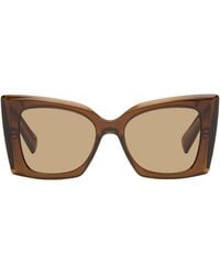Saint Laurent - Sl M119 Blaze Crystal Sunglasses - Lyst