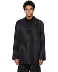 Y-3 - Pinstripe Refined Wool Chore Blazer - Lyst