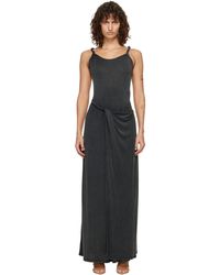 DIESEL - Jersey Twisted Details Maxi Dress - Lyst