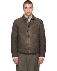 C.P. Company - Flatt Nylon Lens Padded Zipped Overshirt - Lyst