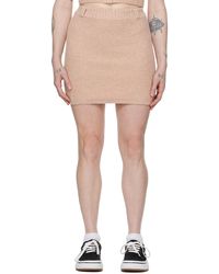 Ambush - Minijupe Rose À Passants De Ceinture - Lyst