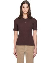 Maison Kitsuné - Ribbed Baby Fox Fitted T-Shirt - Lyst