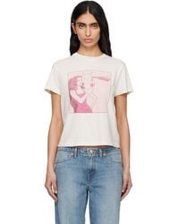 RE/DONE - Off- Classic 'Drink Wine' T-Shirt - Lyst