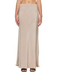 Max Mara - Taupe Sospiro Maxi Skirt - Lyst