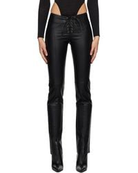 Miaou - Element Faux-leather Pants - Lyst