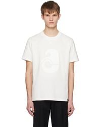 Courreges - Off-white Printed T-shirt - Lyst