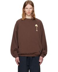 Palm Angels - 'Feel High' Regular Crewneck Sweatshirt - Lyst