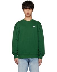 Nike - Green Sportswear Club Sweatshirt - Lyst