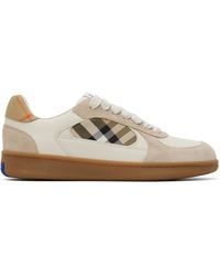 Burberry - New Terrace Leather Sneakers - Lyst