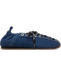 Ganni - Sporty Ballerina Flats - Lyst