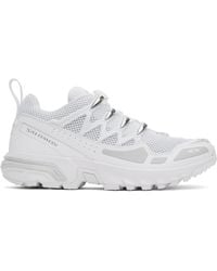Salomon - Baskets Og Blanches À Technologie Agile Chassis System - Lyst