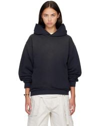 Acne Studios - Fleece Logo Hoodie - Lyst