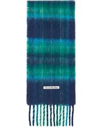Acne Studios - Mohair Check Scarf - Lyst