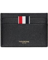Thom Browne - Pebble Grain Goose Embroidery Card Holder - Lyst