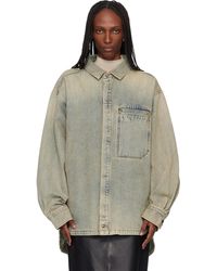Entire studios - Herculean Denim Shirt - Lyst