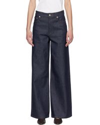 A.P.C. - Jean Clyde Bleu Marine - Lyst