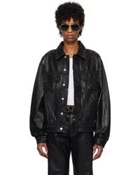 Amiri - ブラック Ma Quad ワックス デニムジャケット - Lyst