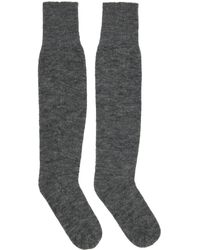 16Arlington - Ssense Work Capsule – Gray Semi-sheer Socks - Lyst