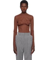 Pushbutton - Dummy Shaped Mesh Top - Lyst