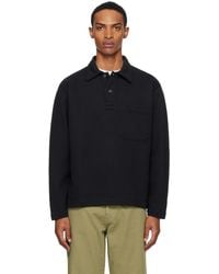 Norse Projects - Fraser Relaxed Organic Loopback Ls Polo - Lyst