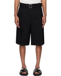 Jil Sander - Belted Shorts - Lyst